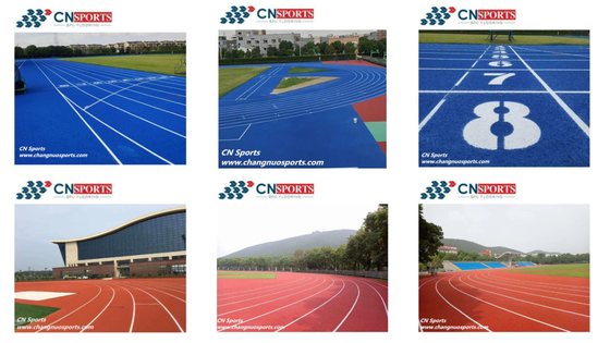 Athletic PU Running Track Tartan Plastic Runway Sports Flooring