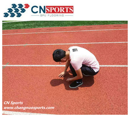 Athletic PU Running Track Tartan Plastic Runway Sports Flooring