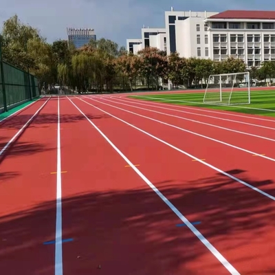 Customized SPU Synthetic Running Track Wear Resistant 13mm Thickness