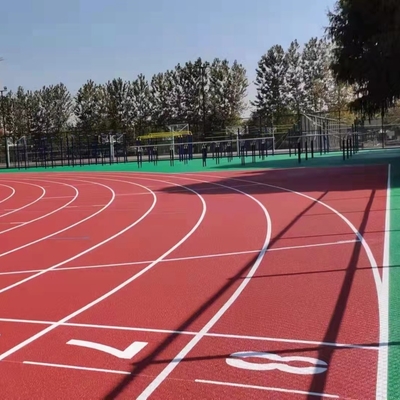 Customized SPU Synthetic Running Track Wear Resistant 13mm Thickness