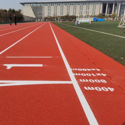 Elasticity PU Running Track Anti Skidding Comfortable 13mm