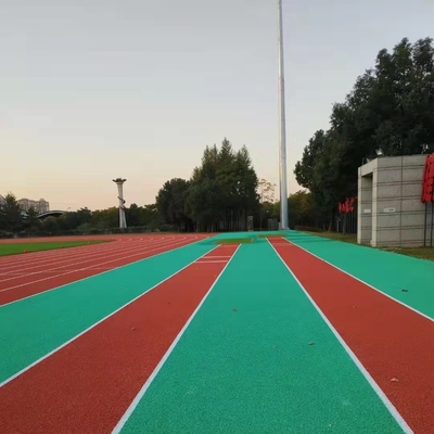Elasticity PU Running Track Anti Skidding Comfortable 13mm