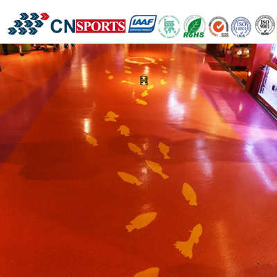 Indoor / Outdoor Construction Flexible SPUA Flooring For Office / Classroom