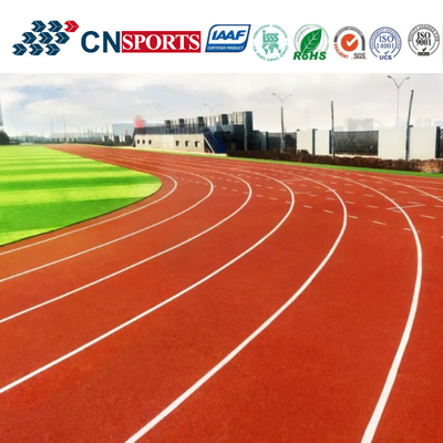13mm Synthetic Athletic Rubber Running Track Material With PU Binder