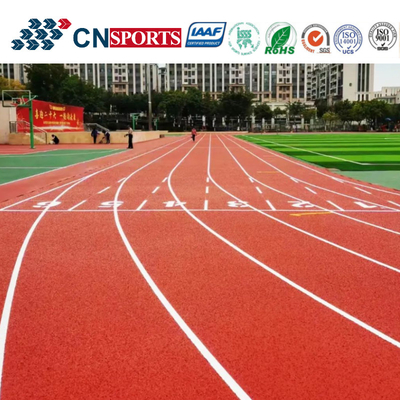 13mm Synthetic Athletic Rubber Running Track Material With PU Binder