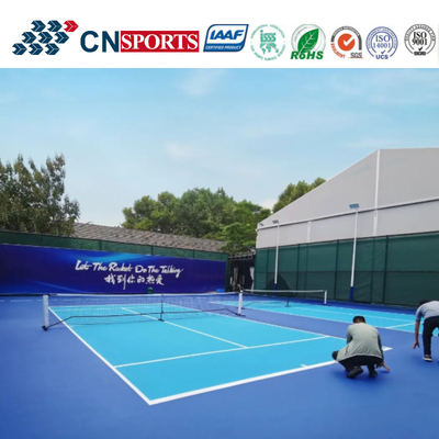 Safe And Comfort Sport Flooring For Tennis Court Coating With ITf Certificate