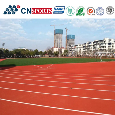 EPDM Broadcasting Synthetic Rubber Permeable Type Running Track Iaaf Certified