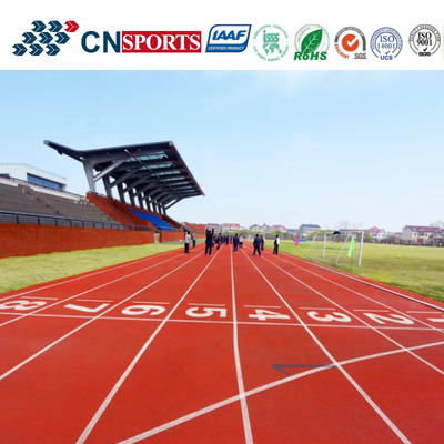 Polyurethane Permeable Athletic Jogging Rubber Running Track 13mm