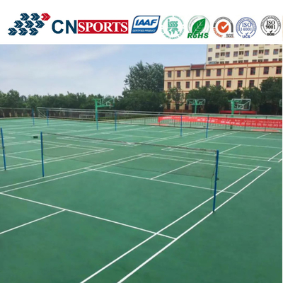 Modified Acrylic Painting Rubber Floor Indoor Tennis Court Playground Flooring