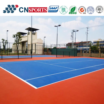 Waterproof Coating Acrylic Paint SPU Flooring For Professional Tennis Court
