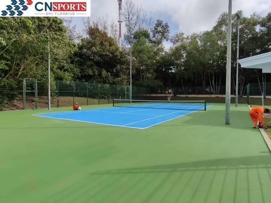 Durable Acrylic Spu Tennis Court For Sports Hall, Gym Flooring