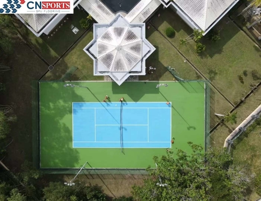 Durable Acrylic Spu Tennis Court For Sports Hall, Gym Flooring