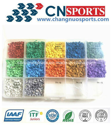 Waterproof Playground Rubber Granules Thermal Insulation colorful