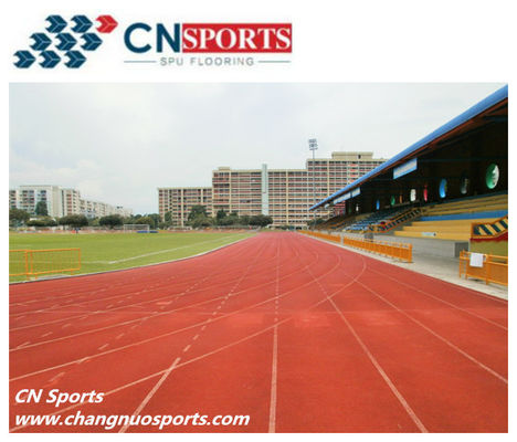 SPU Layer Rubber Running Track Micro Foamed Elastic High Strength