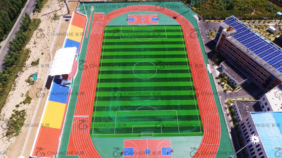 RoHS High UV Resistance Rubber Running Track Non Toxic 13mm