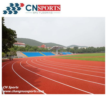 ISSS Rubber Running Track Fire Resistant Healthy Sports Flooring