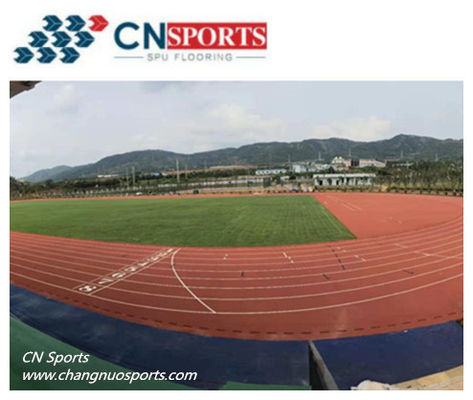 High Ductility Synthetic Running Track High Bund Anti Slide jogging track