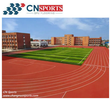 High Ductility Synthetic Running Track High Bund Anti Slide jogging track