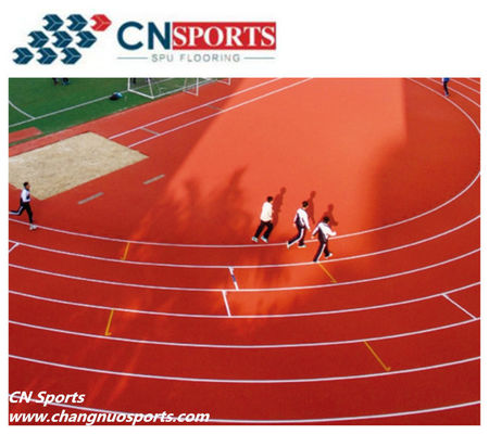 High Ductility Synthetic Running Track High Bund Anti Slide jogging track