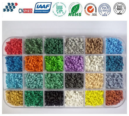 Elastic Playground Rubber Crumb UV Resistant No Fading EPDM Rubber Granules