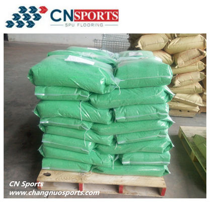 IAAF Green EPDM Rubber Crumb For Athletic Running Track