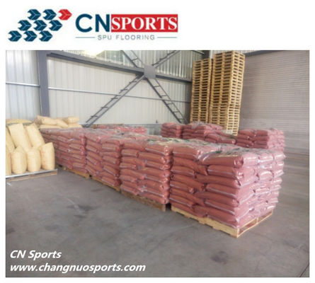 4mm Outdoor Recycled Rubber Granules Wear Resistance