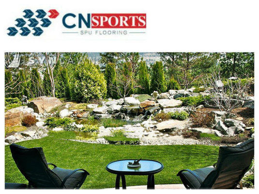 PP Outdoor Artificial Grass For Football Tennis Playground Landscaping