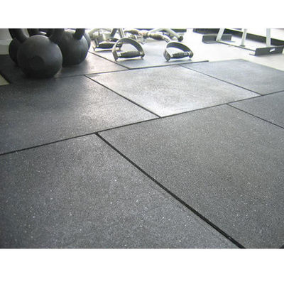 Anti Noise Rubber Gym Mats Square Shape Anti Vibration