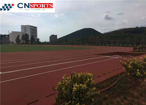 13mm PU Running Track , Full PUR System Tartan Running Track