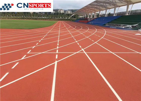 Stadium Rubber Running Track PU Athletic Running Track IAAF certificate Non-Toxic