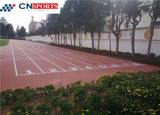 EPDM Granule PU Running Track , 13mm Sandwich Running Track