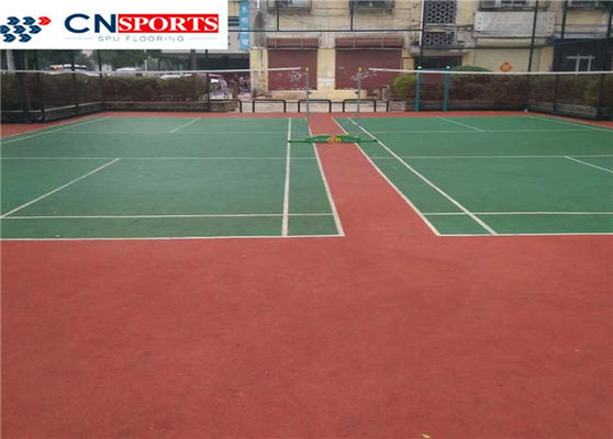 Silicon PU Indoor Volleyball Court Flooring 1.5MPa Anti UV