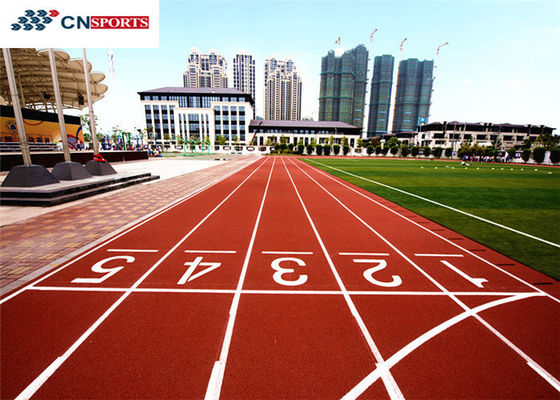 8mm High School Running Track Waterproof Shock Absorption Jogging Track