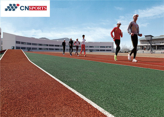 Rubber Playground Running Track 13mm School Running Track Sandwich System