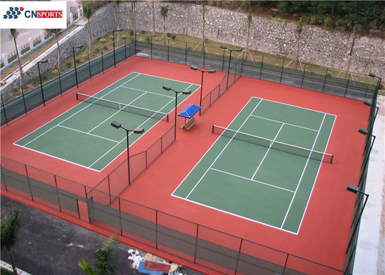 IAAF Badminton Court Rubber Flooring No Bubble Waterproof