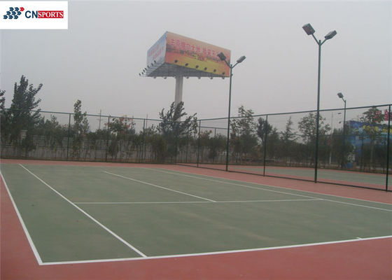 ITF Indoor Badminton Court Flooring , 5mm Acrylic Surface Badminton Court
