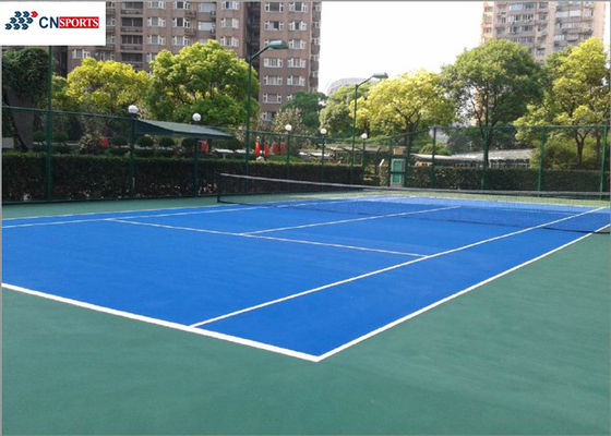 Rubber Acrylic Tennis Court Flooring Cushion Rebound