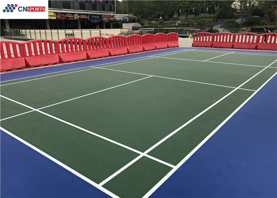 SPU Outside Basketball Court Flooring , IAAF Backyard Multi Sport Court