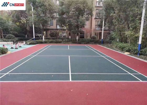 SPU Outside Basketball Court Flooring , IAAF Backyard Multi Sport Court