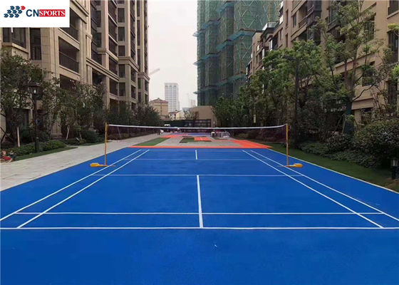 School 7mm Outdoor Multi Sport Court Anti Seepage Crack
