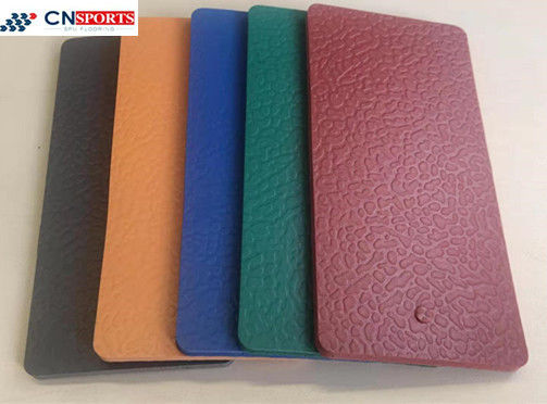 Elastic Cushion PVC Sport Flooring Wear Resistant Sound Reduction
