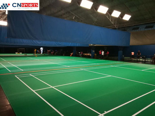 Rubber PVC Sport Flooring , 6.5mm PVC Anti Slip Mat Roll