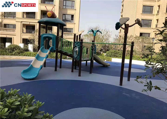 Amusement Park EPDM Rubber Flooring High Wear Resistance