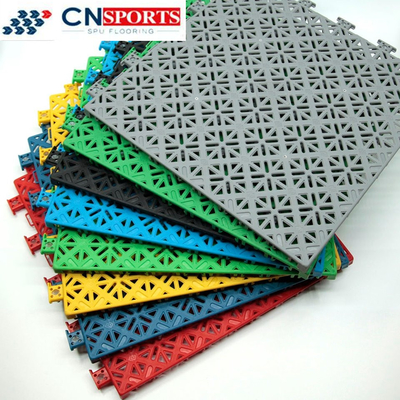 PP Interlocking Sports Flooring For Basketball Badminton Futsal Volleyball Tennis Court