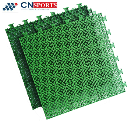 PP Interlocking Sports Flooring For Basketball Badminton Futsal Volleyball Tennis Court