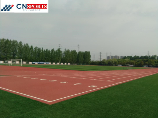 Environmental Friendly Synthetic Athletic Track IAAF Cerrified