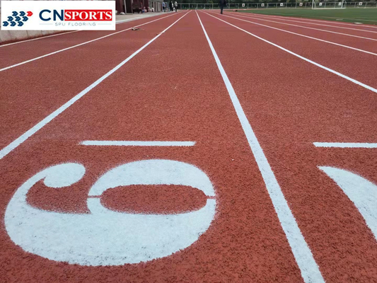 Environmental Friendly Synthetic Athletic Track IAAF Cerrified