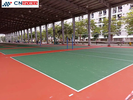 SPU Flooring Painting Liquid Coating Sports Court Flooring For Basketball Court Flooring