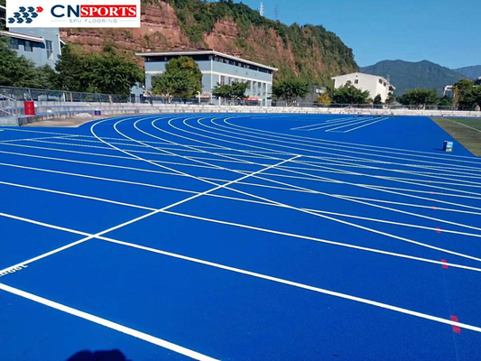 Easy Maintenance UV Resistant Synthetic rubber Running Track Slip Resistant