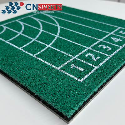 Water Permeable Green EPDM Rubber Flooring Non-Toxic Anti-UV With Good Service